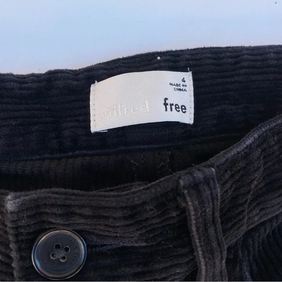WILFRED Free Maddie Corduroy Pants Size 4 Inseam 30 - Picture 5 of 6